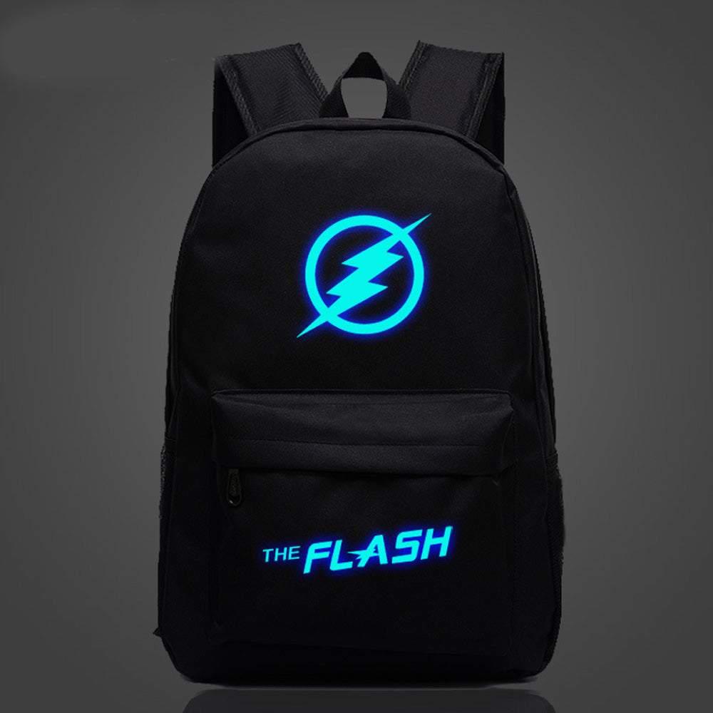 The Flash Anime Backpack  Night Luminous Cosplay Shoulder School Bag