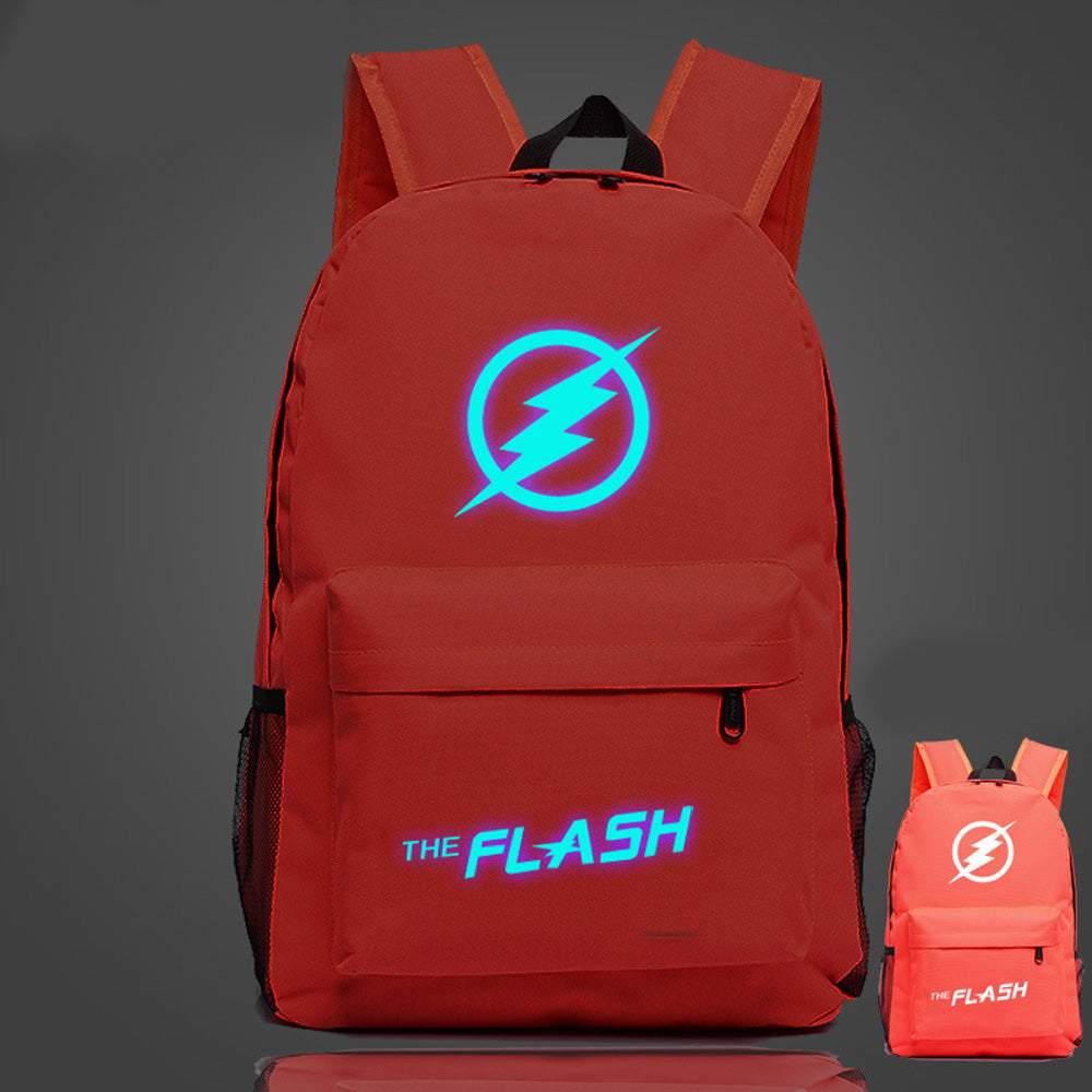 The Flash Anime Backpack  Night Luminous Cosplay Shoulder School Bag