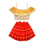 Encanto Dolores Swimsuits Girls Swimwear Ruffles Beach Surf Swimming Tankini Set