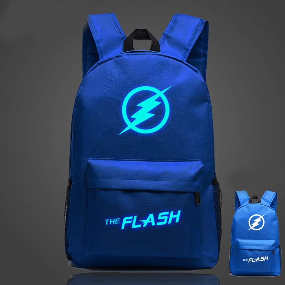 The Flash Anime Backpack  Night Luminous Cosplay Shoulder School Bag
