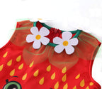 Red Shopkins Strawberry Dress Girls Costume Halloween Children's Day