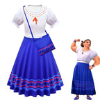 Encanto Luisa Dress for Girls Kids' Festival Cosplay Costumes Outfits