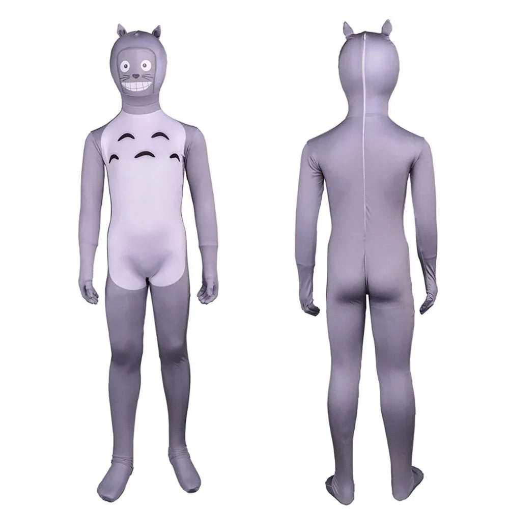 Kids My Neighbor Totoro Zentai Cosplay Costume Full Bodysuit Catsuit