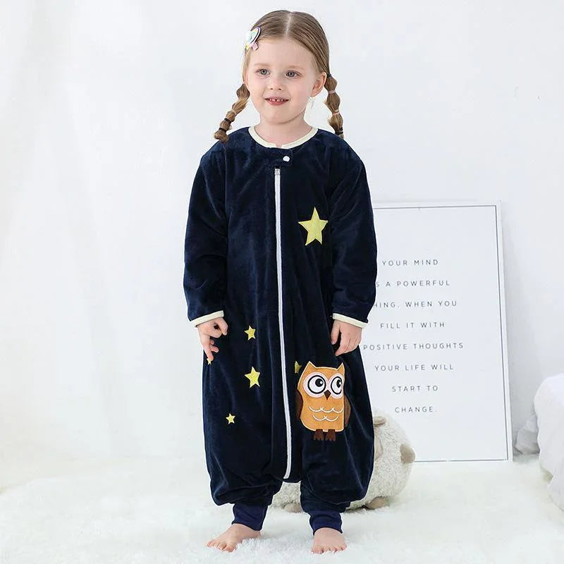 New super soft long-sleeved baby pajamas children's home clothes