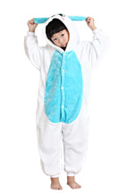 Kids Rabbit Bunny Onesies Pajamas Flannel Kigurumi Costume