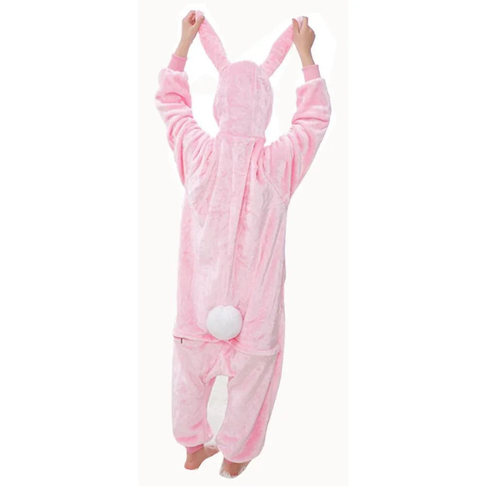 New Soft Rabbit Hooded Kigurumi Onesies Pajamas For Kids