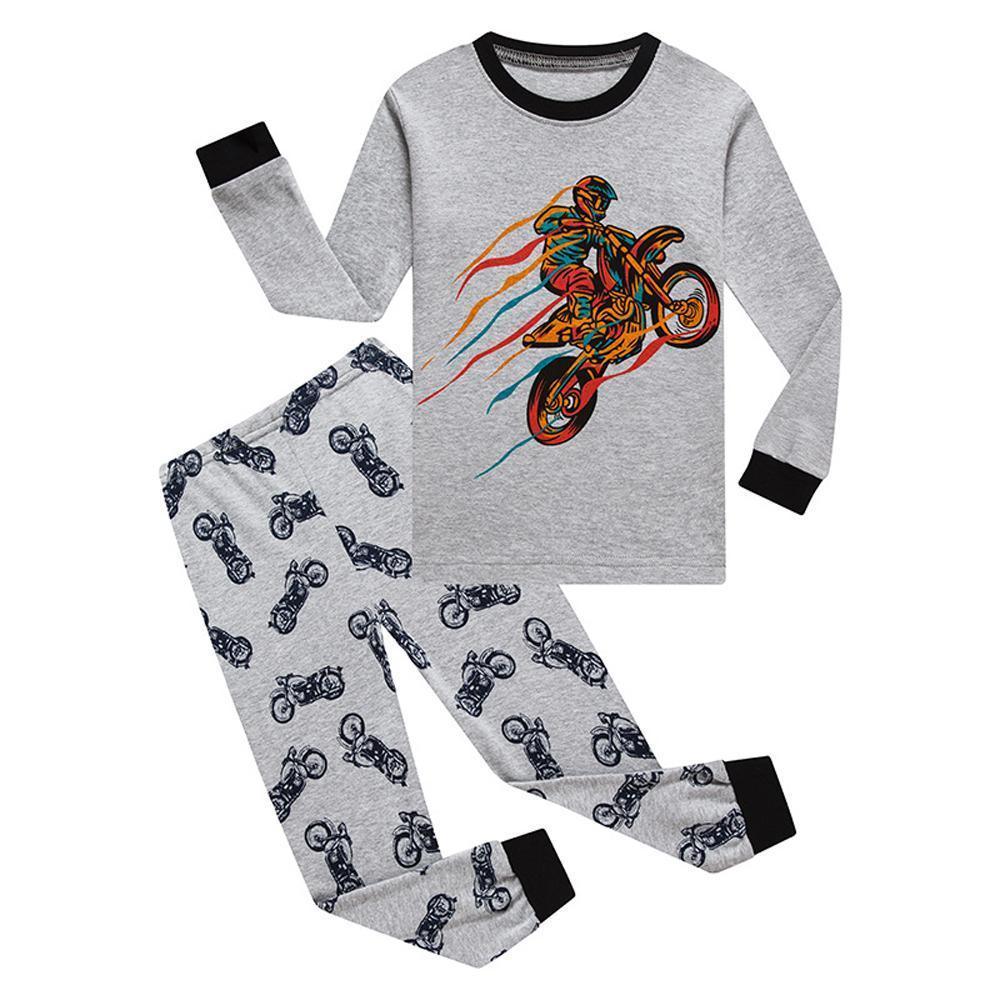 Children's home clothes cotton long-sleeved suit boys pajamas