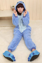 Blue Stitch Kigurumi Onesies Pajamas Animal Costume
