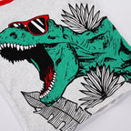 Boys and girls long-sleeved trousers warm home wear pajamas