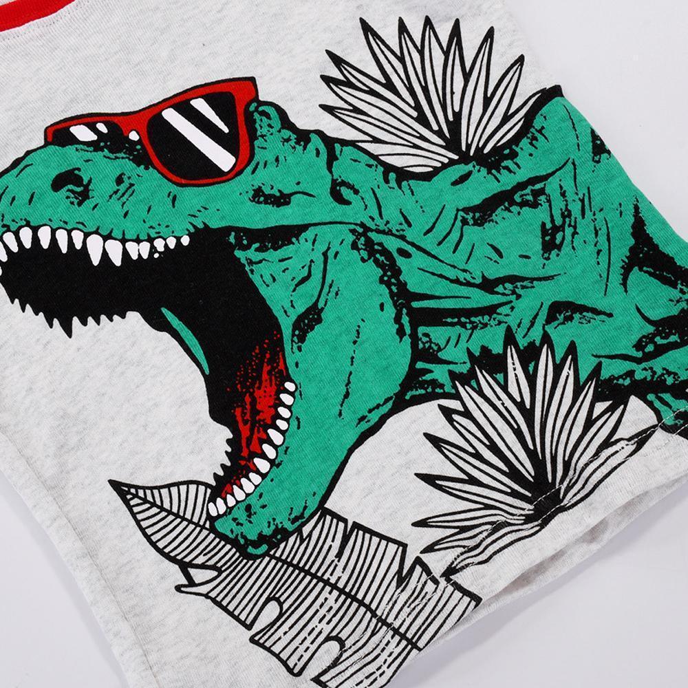 Boys and girls long-sleeved trousers warm home wear pajamas