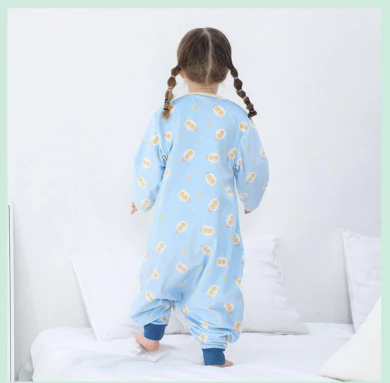 New super soft long-sleeved baby pajamas children's home clothes