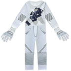 DJ Marshmello Chris Comstock Cosplay Costume Jumpsuit for Kids Gift
