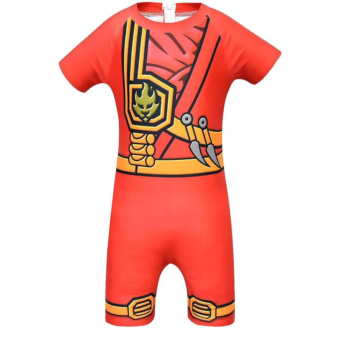 Children's play with wate new conjoined cosplay Boy phantom sets ninja kids ninjago costume Swim suit - Azufun