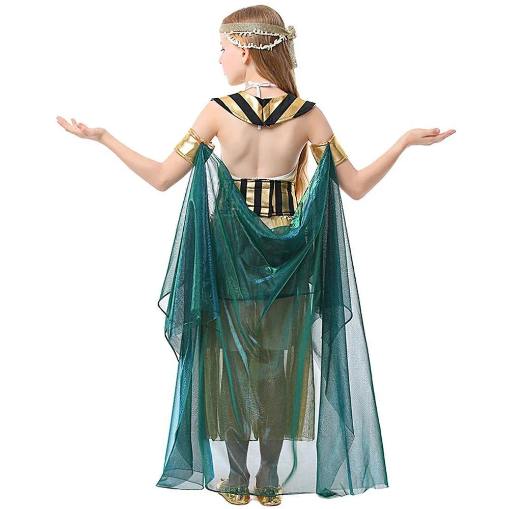 egyptian pharaoh Cosplay Stage drama performance dance Halloween Costumes for kids - Azufun