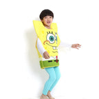 Sponge Bob Kids Children's Day Cosplay Costume One Size - Azufun