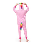 Pink Unicorn Animal Kigurumi Onesies Pajamas For Adult - Azufun