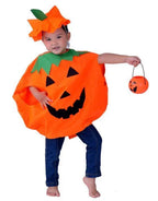 Children's Halloween Party Costume Jackolantern Pumpkin Kid Child - Azufun
