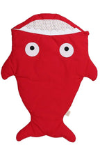 Baby Cartoon Shark Fish Swaddle Soft Snuggle-in Sleeping Bag Bedding - Azufun