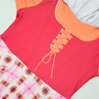 Girl's hocus pocus Mary Sanderson Cosplay Suit Costume Dress Outfits for kids - Azufun