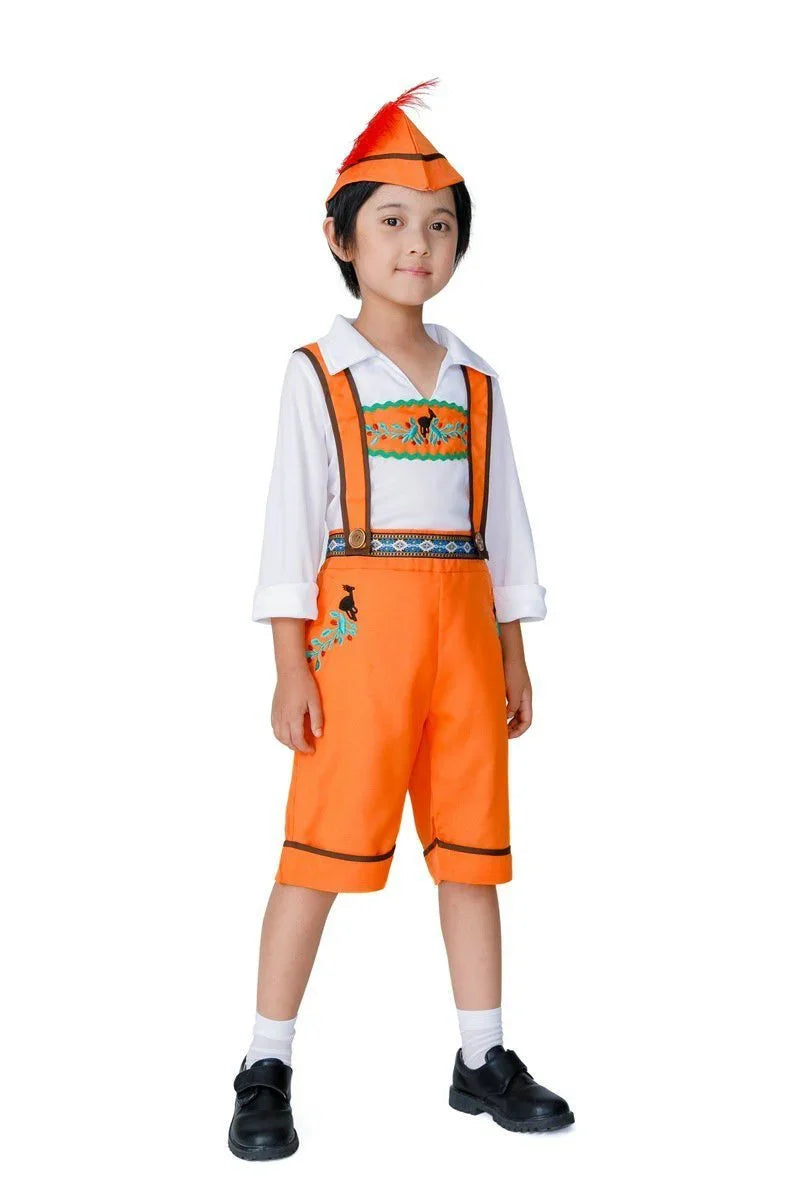 German Oktoberfest Outfit Clothing Cosplay Family Matching Costume - Azufun