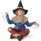 Kids The Adventures of King Oz scarecrow suit halloween Costumes for Child - Azufun