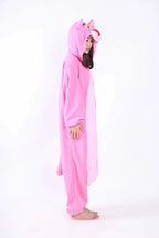 Pink Panther Kigurumi Animal Onesie Hoodie Pajamas - Azufun