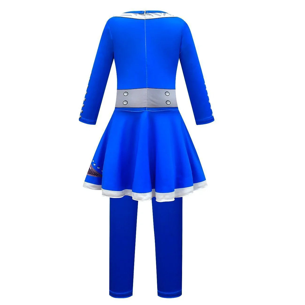 Zombies 3 Blue Cosplay dress Jumpsuit Costume Bodysuit Outfits for kids - Azufun