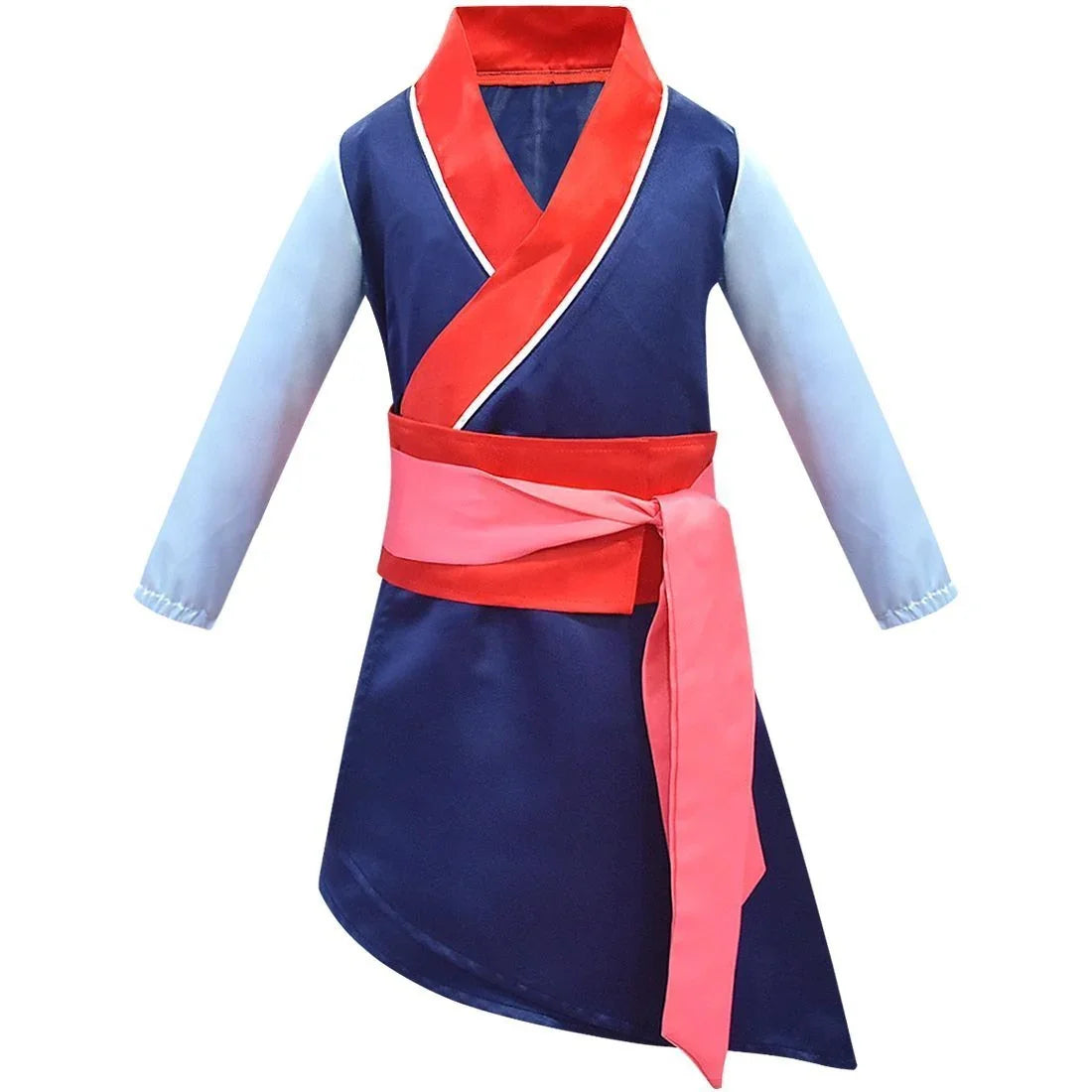 Hua Mulan Princess Girls Dress Up Costume Kids Halloween Cosplay Party dress 2022 - Azufun