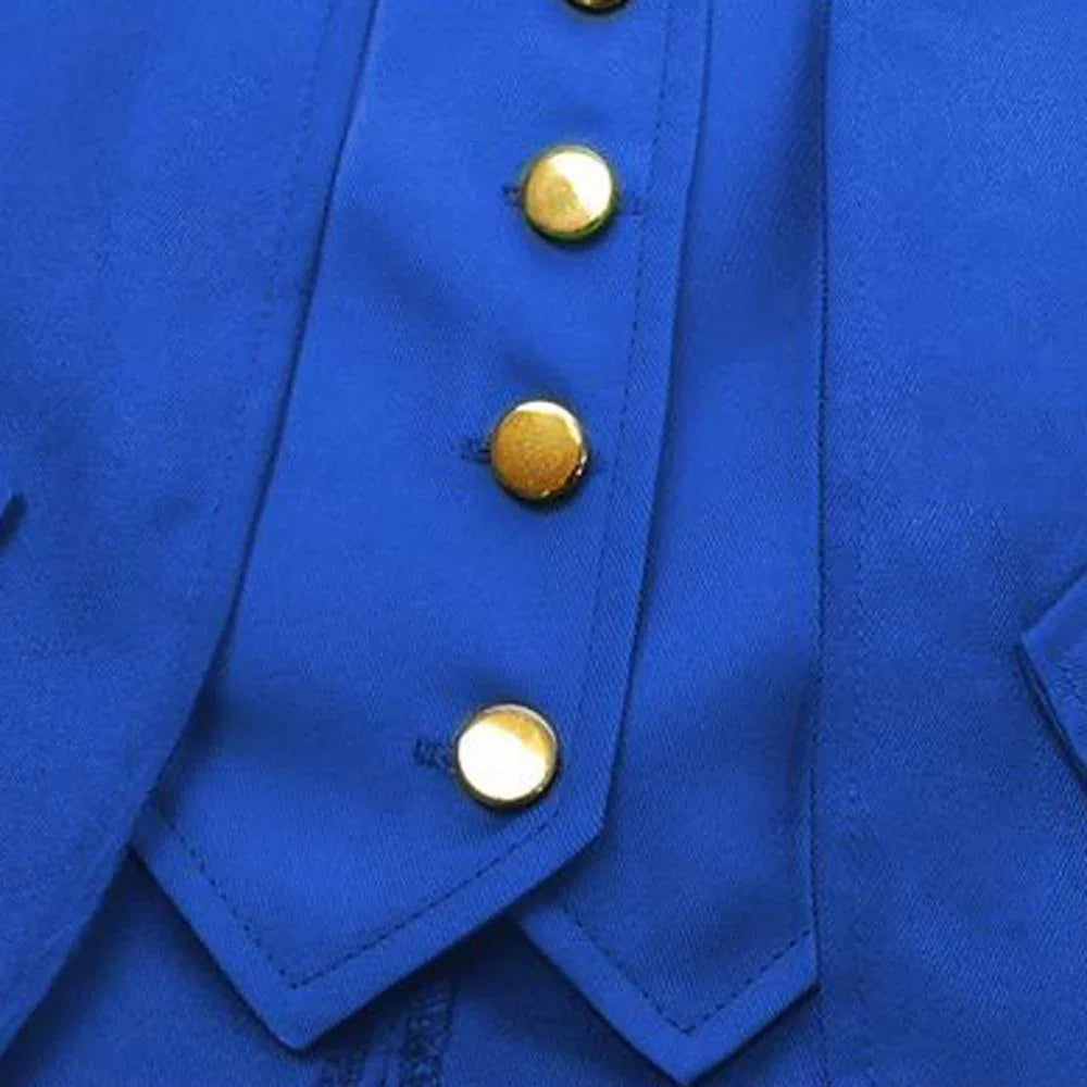 Vampire Gothic Jackets Vintage Halloween Costumes Medieval Steampunk Tailcoat Coat for kids - Azufun