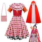 Girl's hocus pocus Mary Sanderson Cosplay Suit Costume Dress Outfits for kids - Azufun