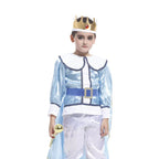 Kids Children King Prince Boys Blue Cosplay Costume Party Wear