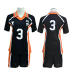Karasuno Uniforms Anime Haikyu!! Cosplay Costumes Carnival Party Full Set - Azufun