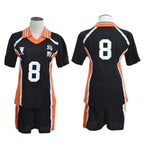 Karasuno Uniforms Anime Haikyu!! Cosplay Costumes Carnival Party Full Set - Azufun