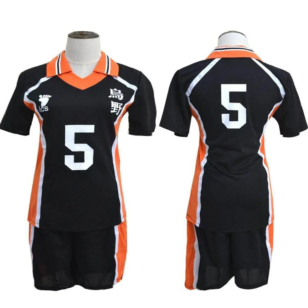 Karasuno Uniforms Anime Haikyu!! Cosplay Costumes Carnival Party Full Set - Azufun