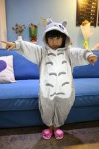 Kid Onesies Hoodie Blink Totoro Animal Kigurumi Pajamas - Pajamasbuy