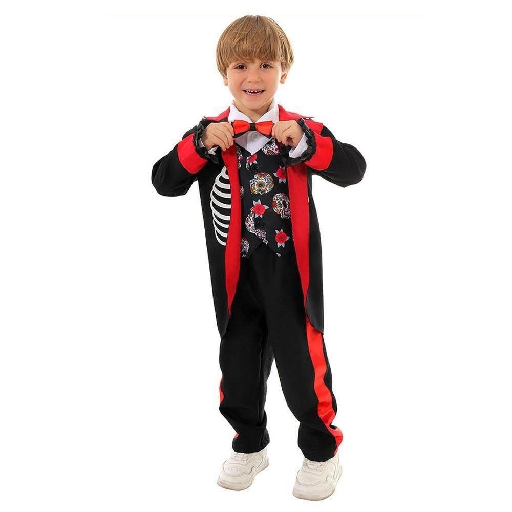 Kids' Day of the Dead Cosplay Costume Doomsday Revenant Halloween Party Outfit - Azufun