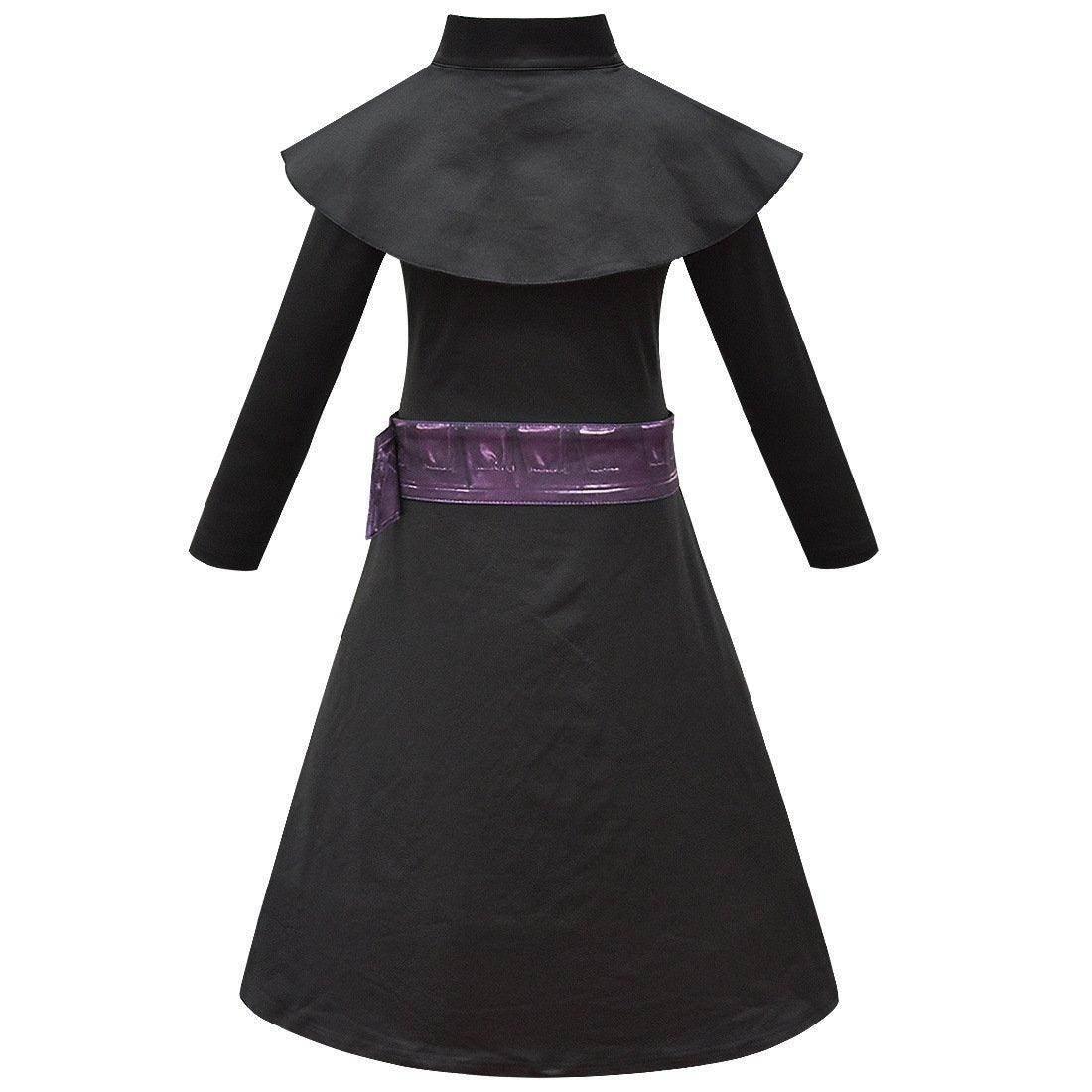 Kids Plague Doctor Cosplay Costume Long Robe Cape Outfits Steampunk Plague Doctor Cosplay Dress - Azufun