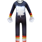 BuyKids Shadow the Hedgehog Cosplay Zentai Suit Costume Children Jumpsuit Bodysuit Outfits Now Cheaper With 3 - 5 Days Ship - PajamasBuy