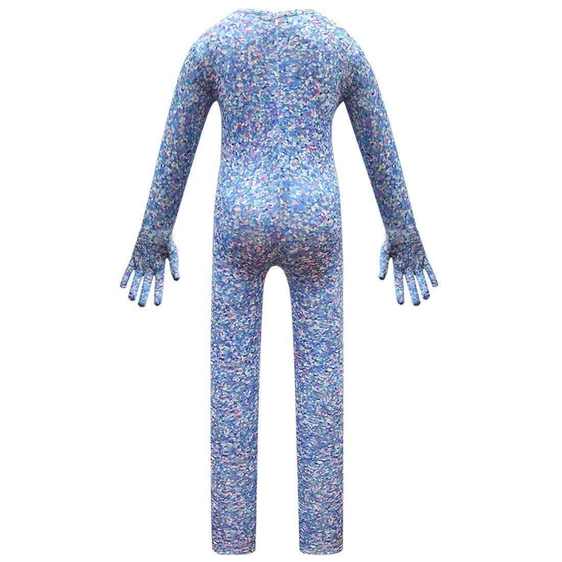 Kids Trolls 2 World Tour Tiny Diamond Costume Cosplay Zentai Child Jumpsuit Halloween - Azufun