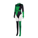Kim Possible shego Costume Bodysuit Jumpsuit Swimsuit - Azufun