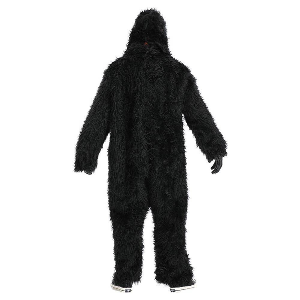 King Kong Chimpanzee Animal Adult Jumpsuit Cosplay Costume Carnival - Azufun