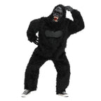 King Kong Chimpanzee Animal Adult Jumpsuit Cosplay Costume Carnival - Azufun