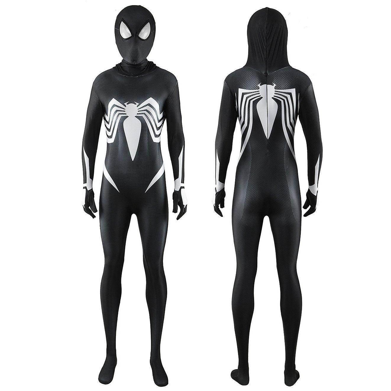 Lady Female Venom Symbiote Cosplay Costume Spider Man Halloween For Adult Kids - Azufun