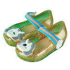 BuyLed Unicorn Shoes Kids Glitter Shoes Mary Jelly Flats Shoes For Girls Now Cheaper With 3 - 5 Days Ship - PajamasBuy