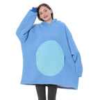Lilo Stitch Blue Stitch Keep Warm Cosplay Costume Cozy Cartoon Lazy TV Blanket - Pajamasbuy