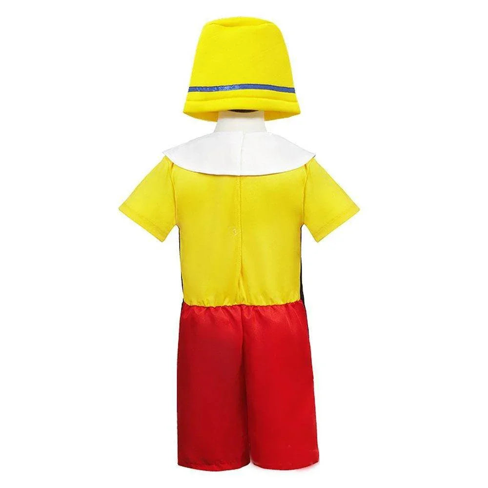 Long nose Pinocchio Set Halloween Carnival Cosplay Costume For Kids - Azufun