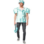 BuyMinecraft Steve Pixel Square Prop Costume Now Cheaper With 3 - 5 Days Ship - PajamasBuy