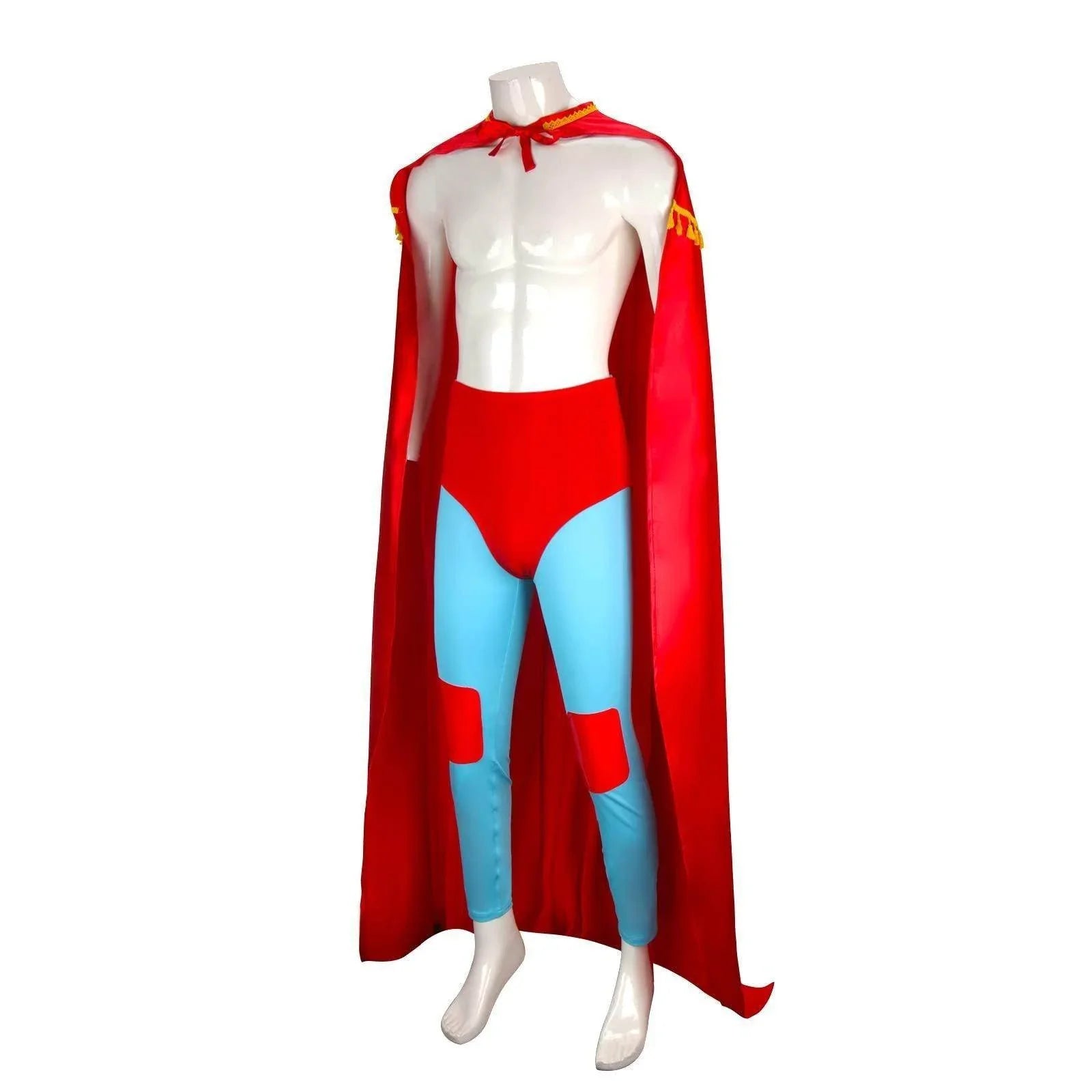 Nacho Libre Costume for Adults with Cape Headgear - Azufun
