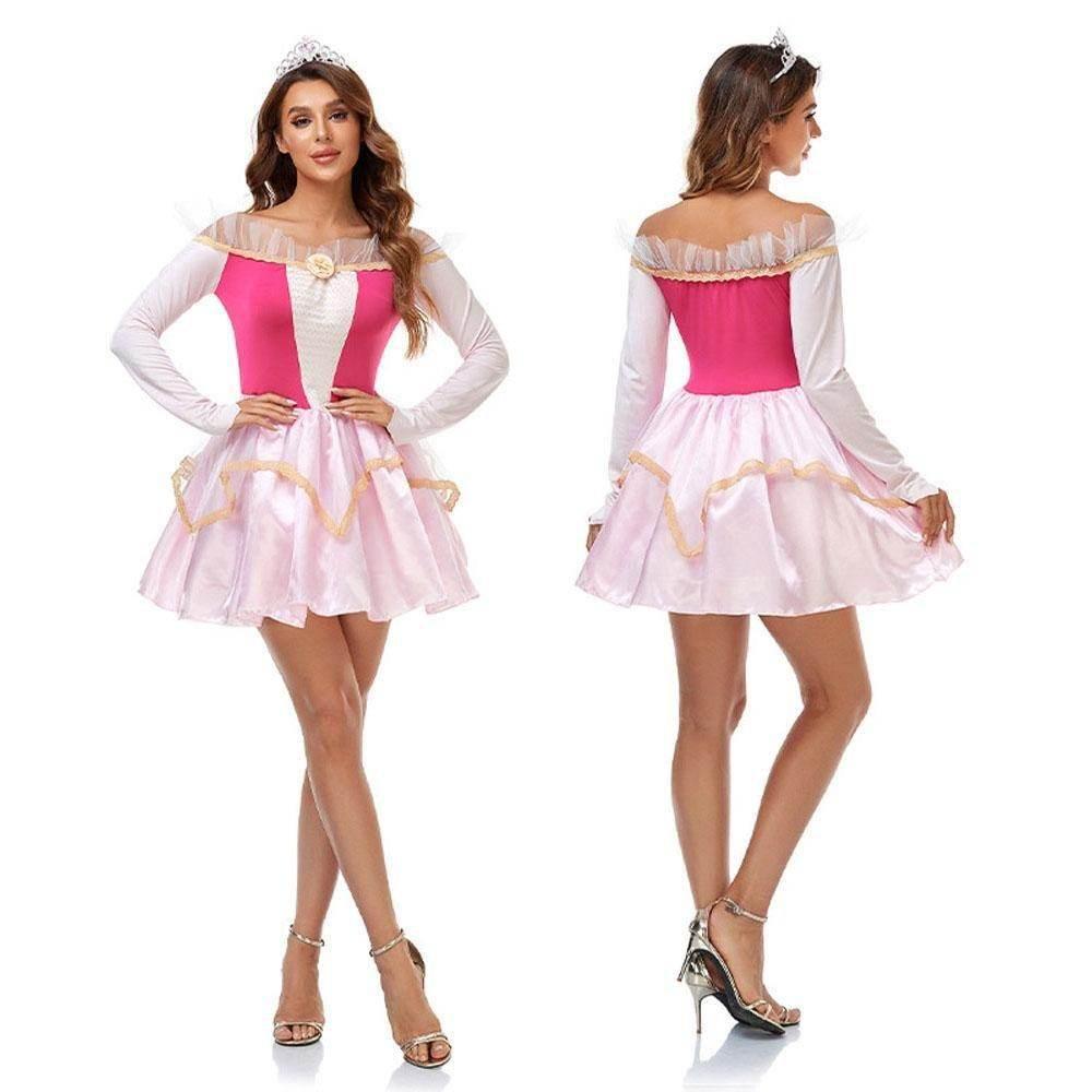 Naughty Napping Sleeping Beauty Aurora Princess Halloween Costume - Azufun