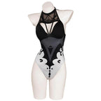 NieR Automata YoRHa No.2 Swimsuit Cosplay Costume Swimwear Outfits - Azufun